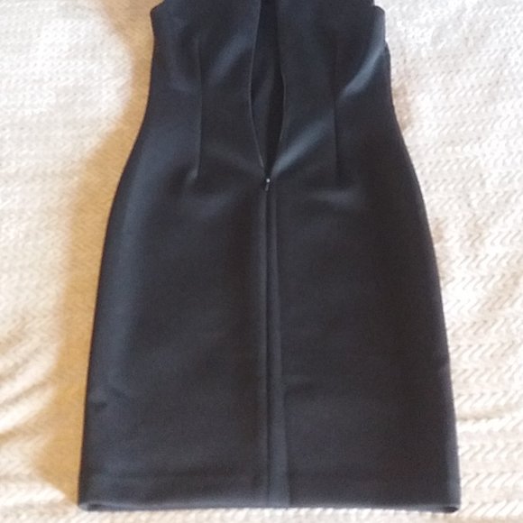 Calvin Klein Women's Scuba Sheath Sleeveless Dress - Color Black - Size 4 - Picture 11 of 16